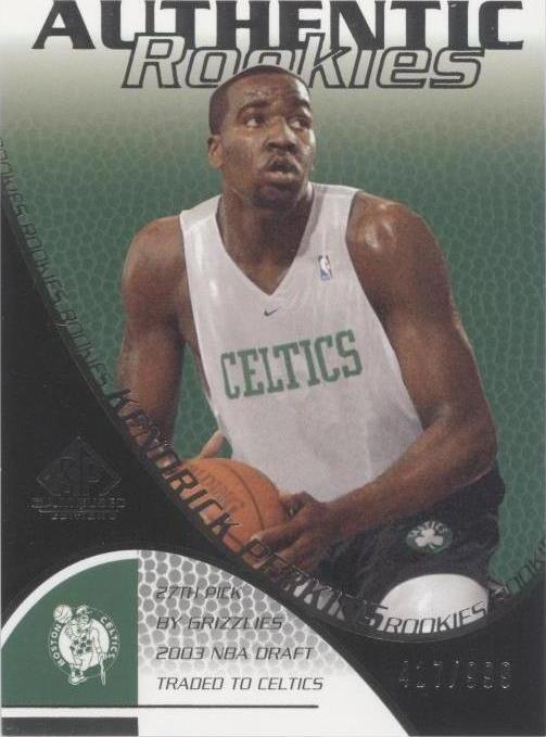 Juego SP usado 2003-04 - Kendrick Perkins #133