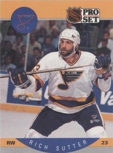 1990-91 Pro Set - Rich Sutter #272