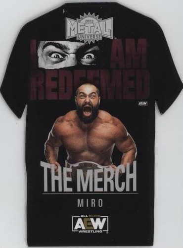 2022 Skybox Metal Universe AEW All Elite Wrestling - Miro #TM-17