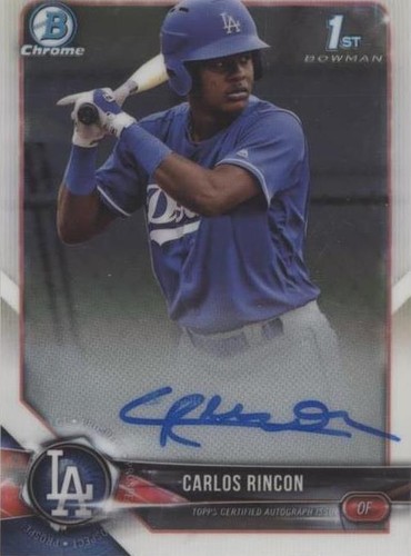 2018 Bowman Chrome - Carlos Rincon #CPA-CRI