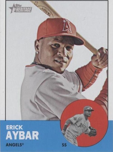 2012 Topps Heritage - Erick Aybar #167