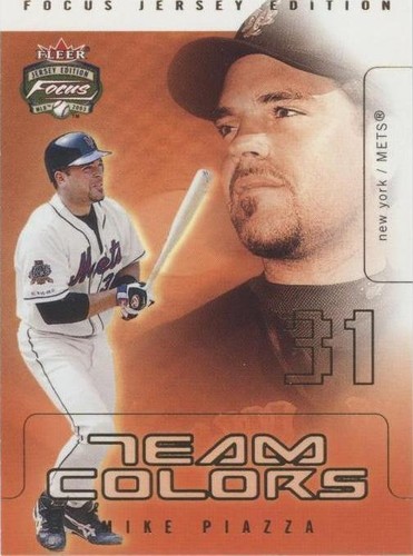 その他 PIAZZA 2004 Fleer Skybox Mike Piazza Limited Edition Worn Jersey