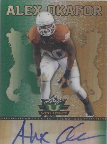 2013 Leaf Valiant Alex Okafor #BA-AO1