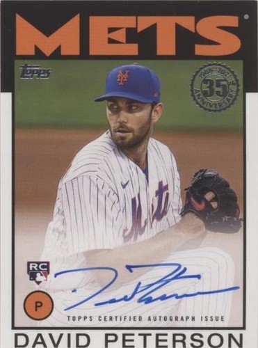 2021 Topps - David Peterson #86A-DP