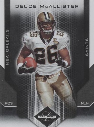 2007 Leaf Limited Deuce McAllister #63