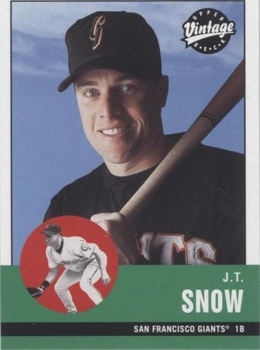 2001 Upper Deck Vintage - J.T. Snow #255