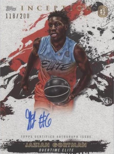 2021-22 Topps Inception OTE Overtime Elite - Jazian Gortman #IA-JG3