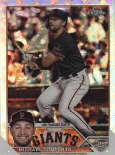 2023 Topps Chrome Logofractor Edition - Michael Conforto #219
