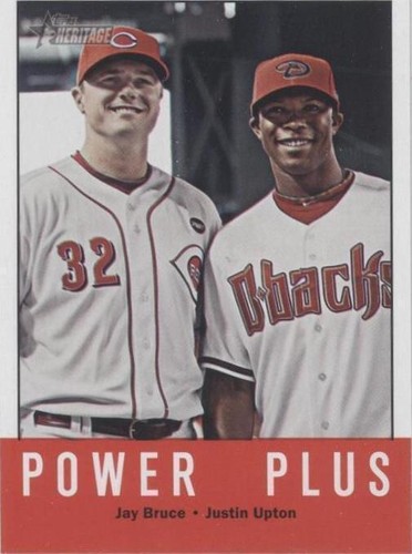 2012 Topps Heritage - Jay Bruce Justin Upton #242