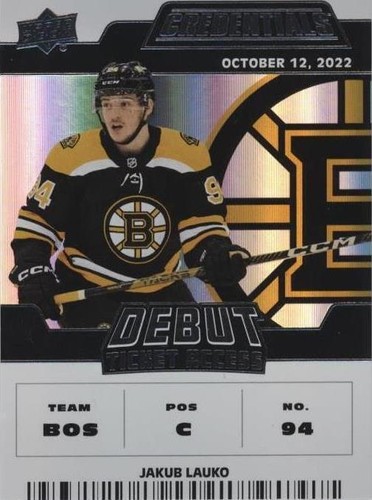 2022-23 Upper Deck Credentials - Jakub Lauko #174
