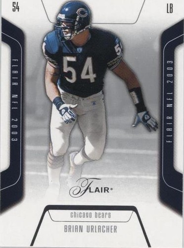 2003 Flair Brian Urlacher #54