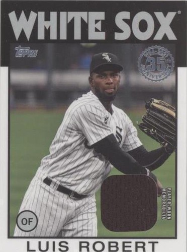 2021 Panini Donruss Luis Robert Patch Relic 87 Retro Style