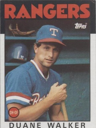 1986 Topps - Duane Walker #22