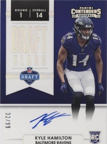 2022 Panini Contenders Kyle Hamilton #DCA-KHA