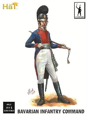 HAT INDUSTRIE 1/32 Napoleonic Bavarian Infantry Command (18)  HAT9314