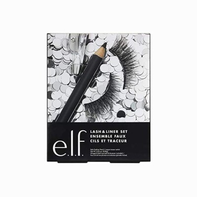 BNIB SEALED ELF COSMETICS LASH AND LINER VALUE SET KIT BLACK EYE LINER & LASHES 
