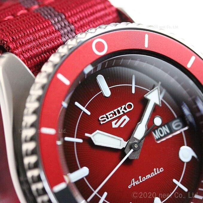 Pre-owned Seiko 5 Sports X Naruto & Boruto Limited Edition Sbsa089 Sarada Watch Men's