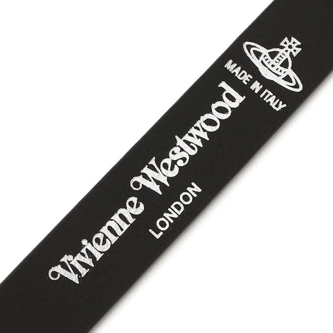 Pre-owned Vivienne Westwood Orb Buckle Belts Color Black Silver Men's From Japan Rz
