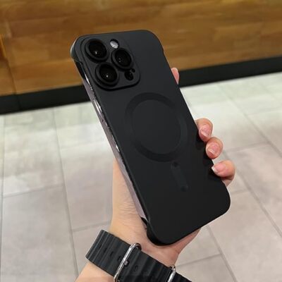 Zentric Matte PC Ultra Thin Frameless Case for iPhone 16 15 Pro with Lens Film 