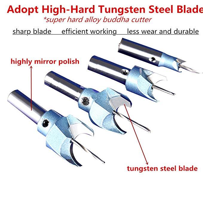 6Pcs Ball Beads Drill Bit Mark Set Wooden Milling Cutter Tool 6-16mm Woodworking