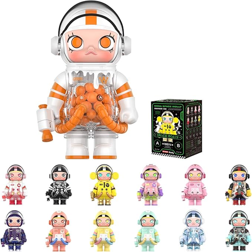 POP MART MEGA SPACE MOLLY 100% Series 2-A 2.9-3.1 inches ABS