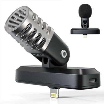 PALOVUE iMic Portable Microphone with Lightning Connector for iPhone/iPad/iPod