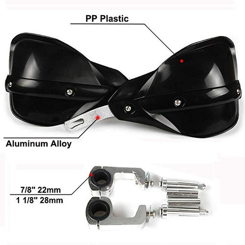Universal Mounting Kits To Fit All Dirt Bike Enduro Motorcycle Hand Guards Black