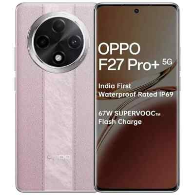 OPPO F27 Pro+ 5G (Dusk Pink, 8GB RAM, 128GB Storage) | 6.7'' FHD+ AMOLED Display