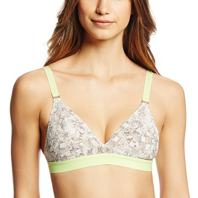 Splendid Snake Womens Mesh Banded Bralette Bra 120929 sz Medium
