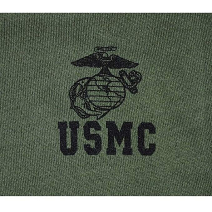 USMC PT Sweatshirt - Marine Corps Issue - Military OD Green - Made in USA - NEW