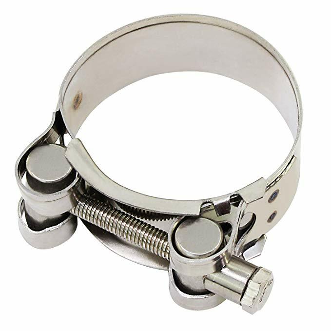 Honda Blackbird Cbr1100xx 97-07 Pots ÃChappement Ã Tuyaux De Lien Inox Pinces X2