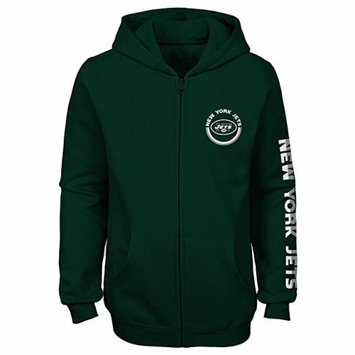 Outerstuff Флисовая толстовка с молнией во всю длину для девочек New York Jets NFL New York Jets