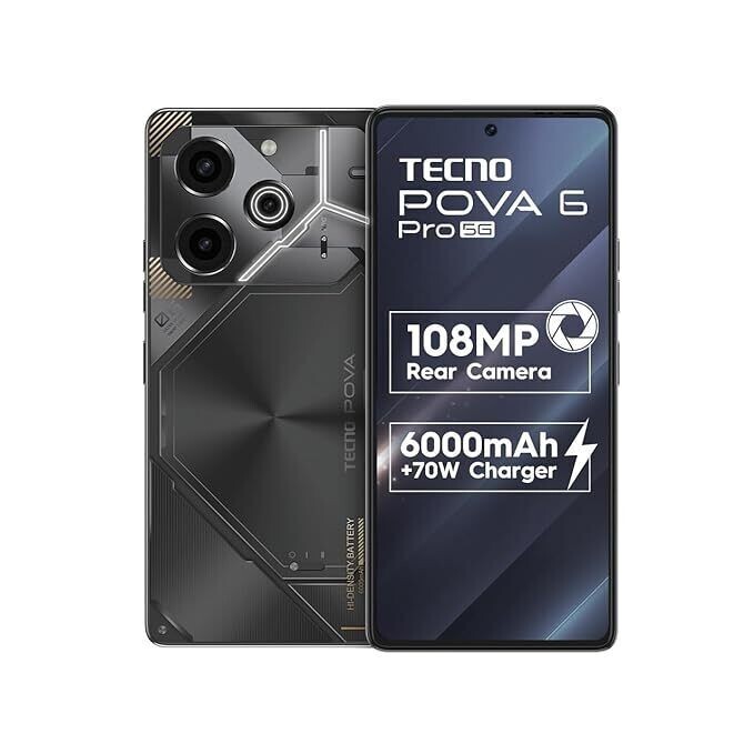 スマートフォン本体 Tecno-pova-6pro-5G Unlocked) TECNO Pova 6 Pro 5G 12GB+256GB GREEN Dual SIM