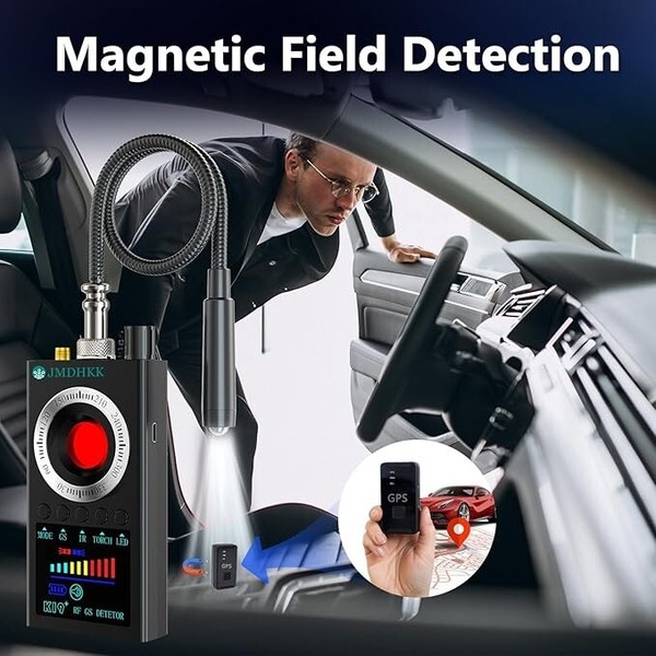 JMDHKK K19+ Spy Camera Bug Detector Hidden Cam Finder , Hotel Privacy Protection - Image 5