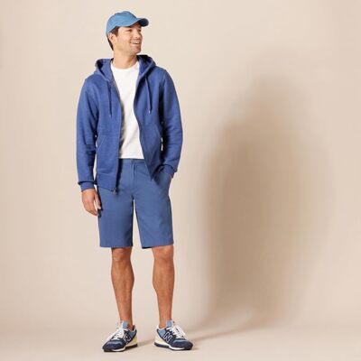 Amazon Essentials Men's Slim-Fit 11'' Flat-Front Comfort Stretch Chino Short