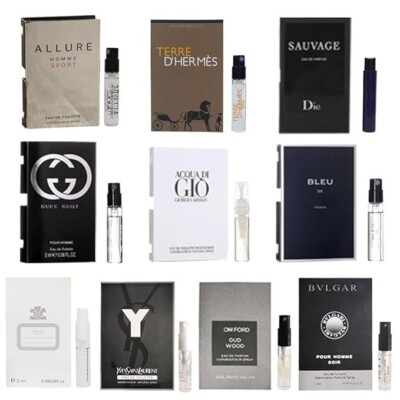 Men's cologne Perfume Sampler fragrance designer Travel-Size 10PCS sampler set