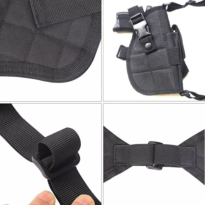 Universal Shoulder Gun Holster Concealed Carry For Adult Fit All Firearms Black