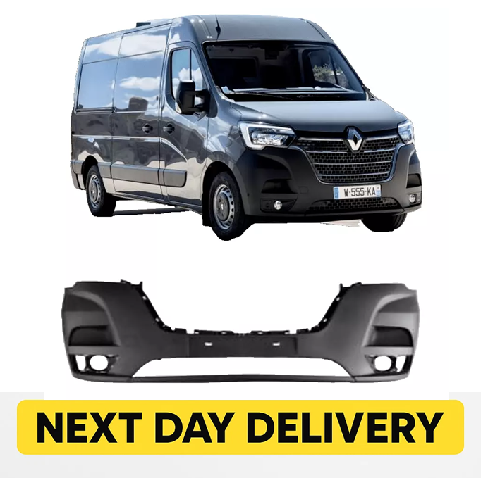 FOR RENAULT MASTER III - NEW FRONT BUMPER - TEXTURED FINISH - 2019 ONWARD MODELS