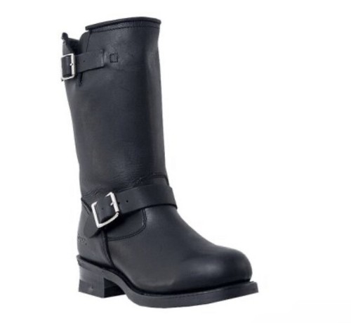 Dingo Motorcycle Boots Mens Rob Engineer Harness Strap Black