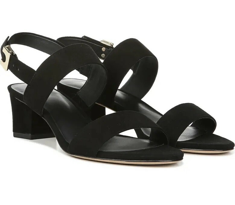 Diane Von Furstenberg 249041 Womens Link Slingback Sandal Black Size 8 Medium