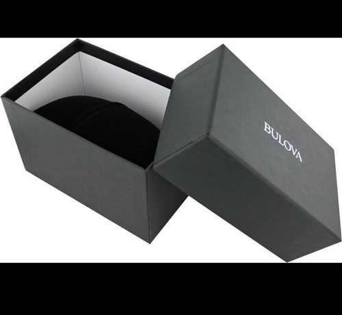 Pre-owned Bulova Men's Quartz Chronograph Diamond Accent Black Watch 46mm 98e118