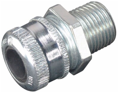 Crouse Hinds CGB192, 1/2'', 0.125 to 0.25'' OD, Steel, Cable Gland, 1 pc