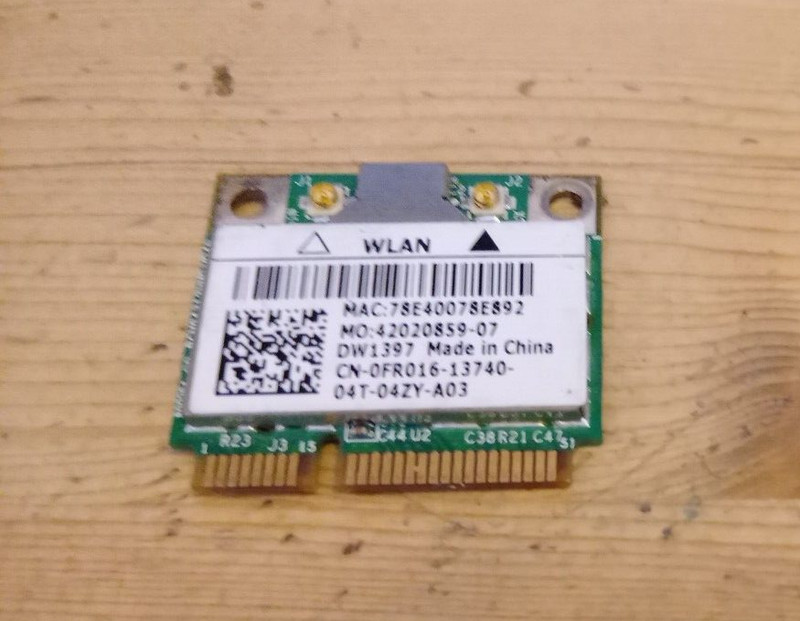 Carte Wifi Wireless Dell / Broadcom Bcm94312hmg / Dw 1397 / 0fr016