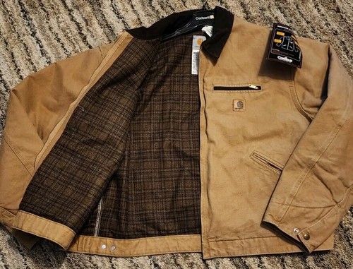 ジャケット・ブルゾン Carhartt Detroit jacket kids size Vintage Carhartt Detroit Zip Up Work Wear Jacket Youth Kids