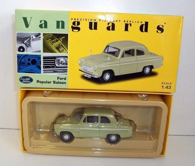 Vanguards 1/43 VA02109 Ford Popular Saloon Sunburst Yellow