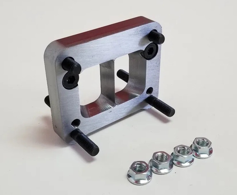 Adapt 6.7L VGT HE451VE Holset Turbo to T3 Divided 5.9 Cummins Manifold HX30 HX35