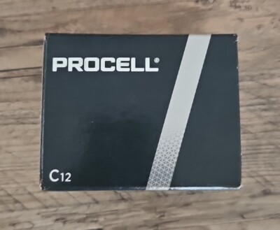 Duracell Procell C12 Alkaline Batteries Exp. Date 03/2027