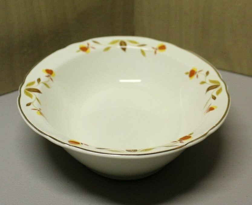 Hall Autumn Leaf Oval Serving Bowl