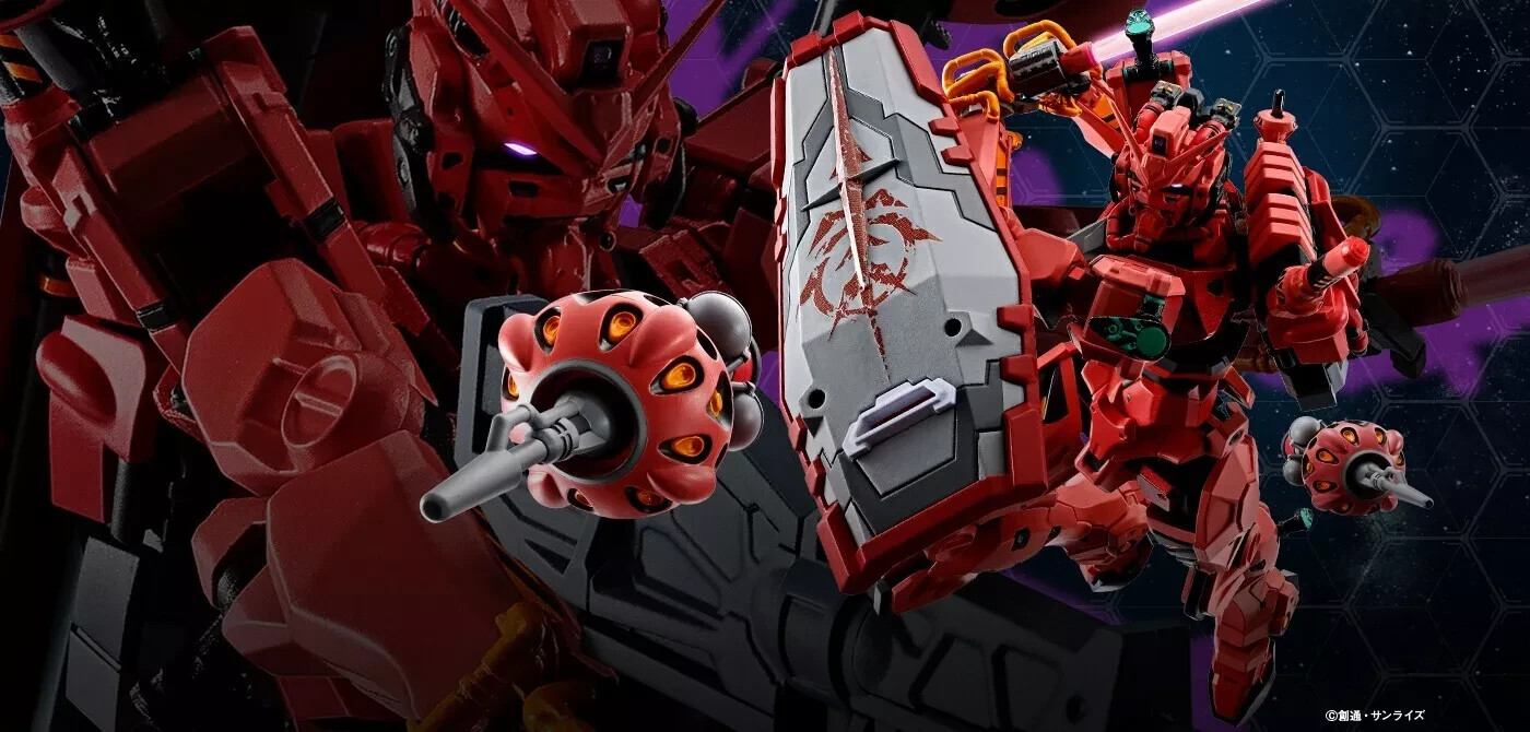 Metal Robot Spirits Gundam GQuuuuuuX Red Gundam Figure | eBay