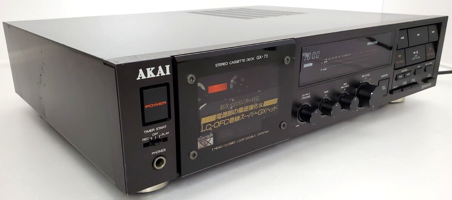 GX-73 AKAI 3-Head Stereo Cassette Deck 100v - Yahoo!オークション